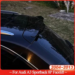 Rear Roof Spoiler Wing A3 Sportback 8P Facelift 2004-2013 For Audi Gloss Black Car Rear Tail Wing Decoration Universal Tuning