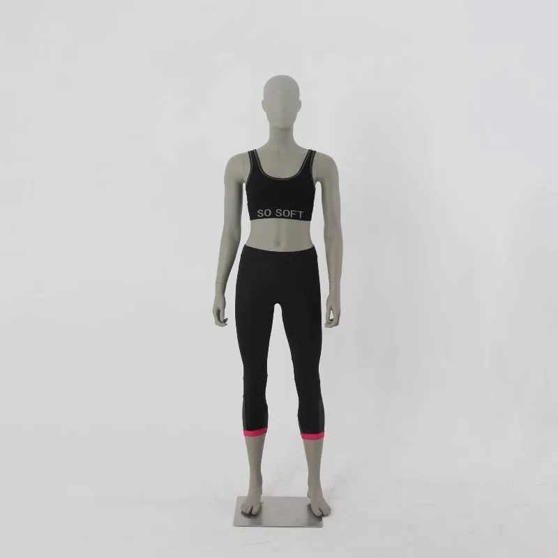 

Спортивный женский манекен, реквизит для всего тела для занятий спортом, йогой, фитнесом, подставкой для активного ношения, стильный манекен из стекловолокна с головой