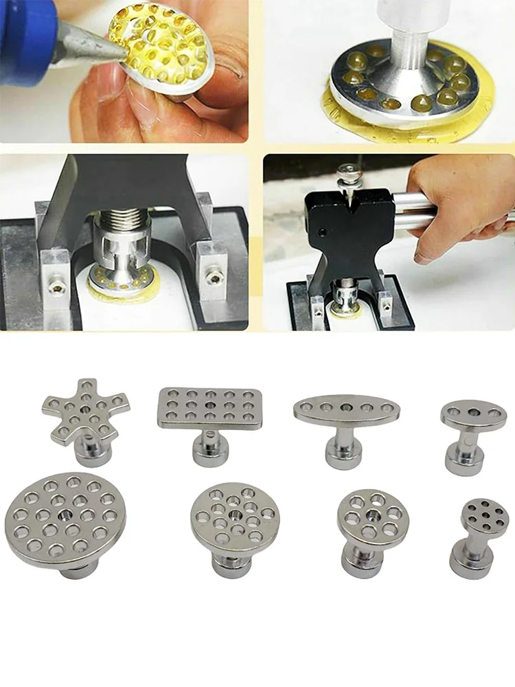 Karosserie-Dellenheber ohne Lackierung, Klebe-Dellenheber-Set für die Reparatur von Dellen durch Hagelschäden, Werkzeuge für die Autoreparatur – Detail 4