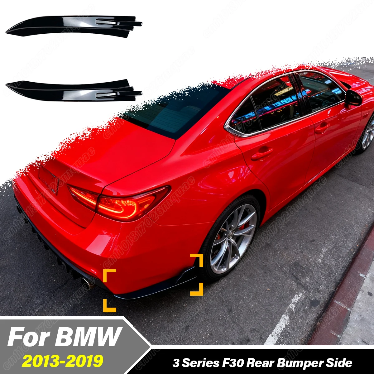 

Для BMW 3 серии F30 320i 325i 330i M340i M-Tech Стиль 2013 2014 2015 2016 2017 2018 2019 Автомобильный задний боковой нож для ветра Аксессуары