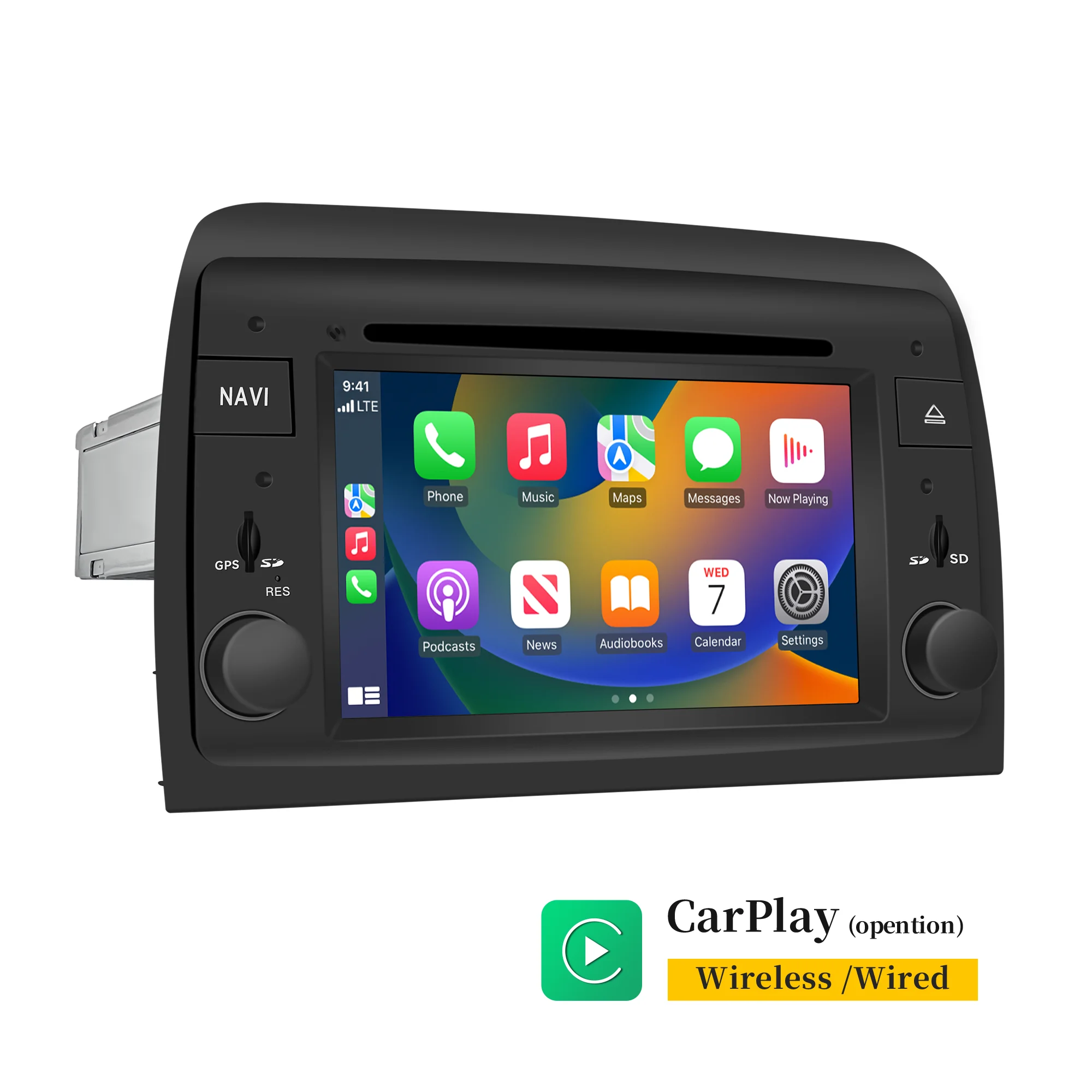 Hualingan 2004 onward  For Fiat Panda Auto Radio Android Head Unit 6.2 inch Touch Screen Car Stereo Upgrade Car Wireless Music