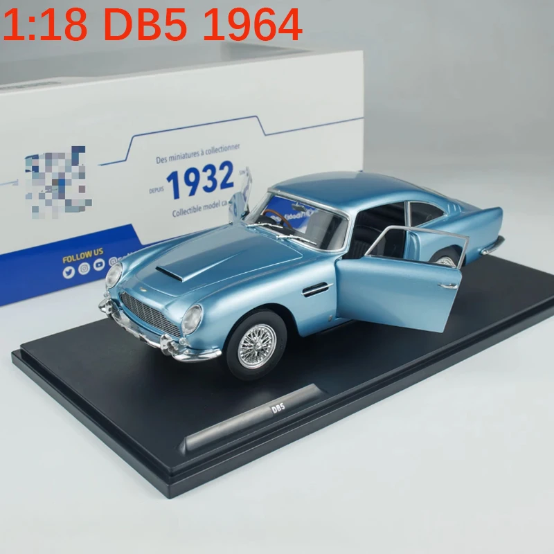 

Литой под давлением оригинальный масштаб 1:18 1964, модель из сплава DB5, имитация классического украшения, хобби, сувениры, коллекция подарков, статический дисплей