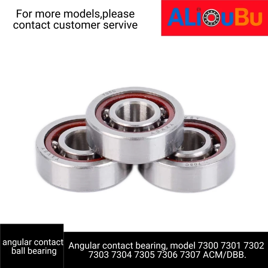 Angular contact bearing, model 7300 7301 7302 7303 7304 7305 7306 7307 ACM/DBB.