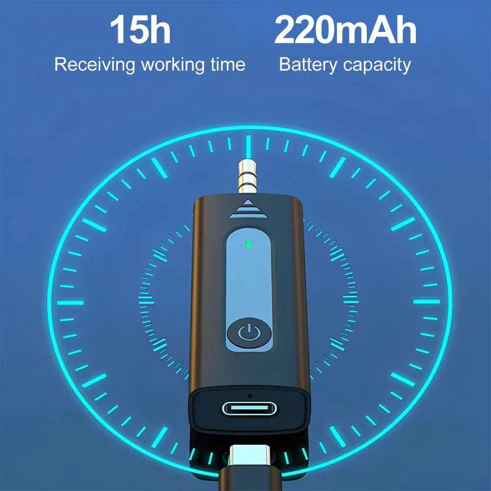 Wireless 3.5mm Lavalier Lapel Microphone Omnidirectional Condenser Mic For Camera Speaker Smartphone Recording Mic For Youtube