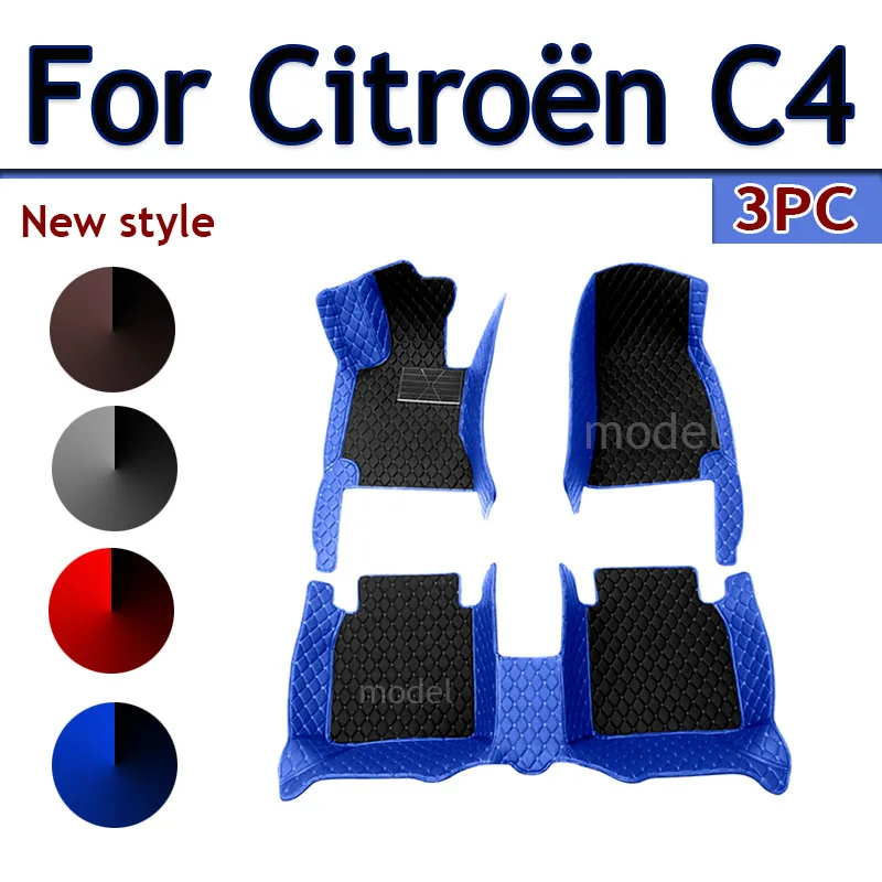 

Автомобильные коврики, напольные для Citroen C4 Cactus 2014 ~ 2020, водонепроницаемые аксессуары для автомобиля