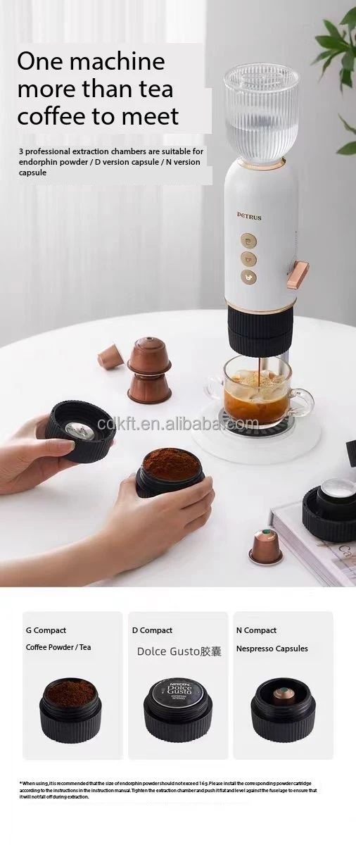 Description Picture 3 of itemManufacturer 15-20bar Fully Automatic Coffee Machine Commercial Cautomatic Expresso Coffee Machine Portable Mini Coffee Maker