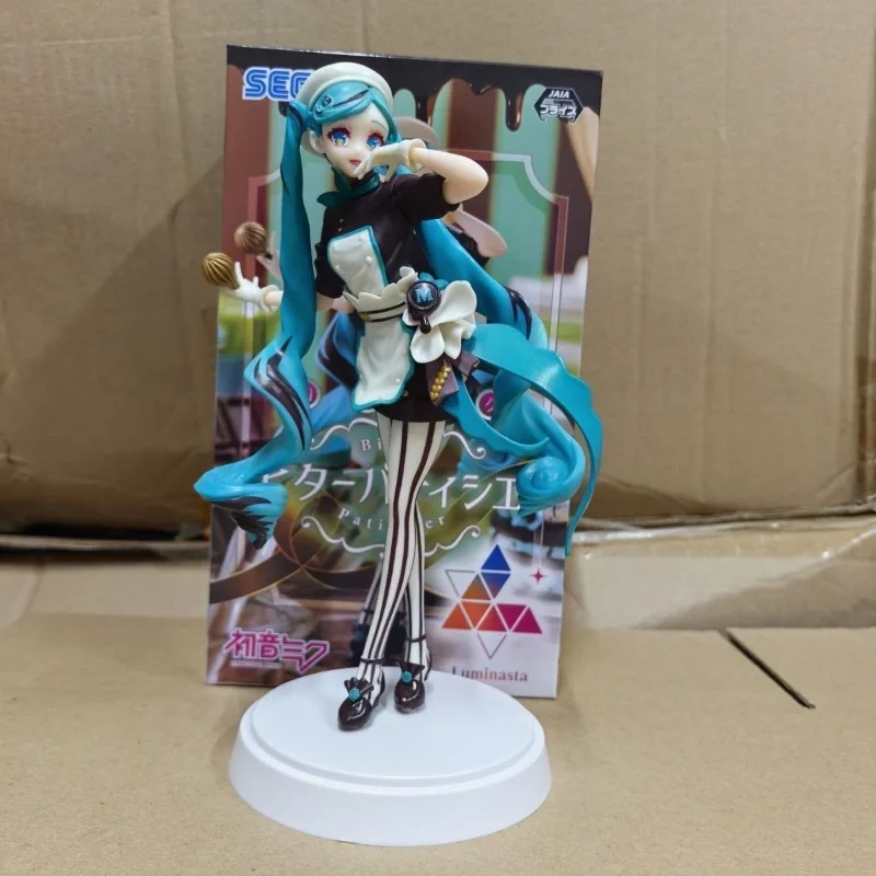 

Bandai HATSUNE MIKU Chocolate Pastry Modeling Japanese Comics Anime Figure Model Collection Desktop Ornaments Decoration Gift
