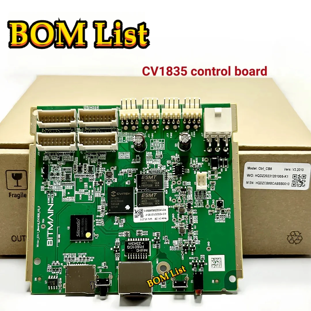 New Original cvitek CV1835 Control Board for Antminer KS3, X5, S19 XP, S19, S19 Pro-A, S19j Pro, S19 Pro, S19j Pro+