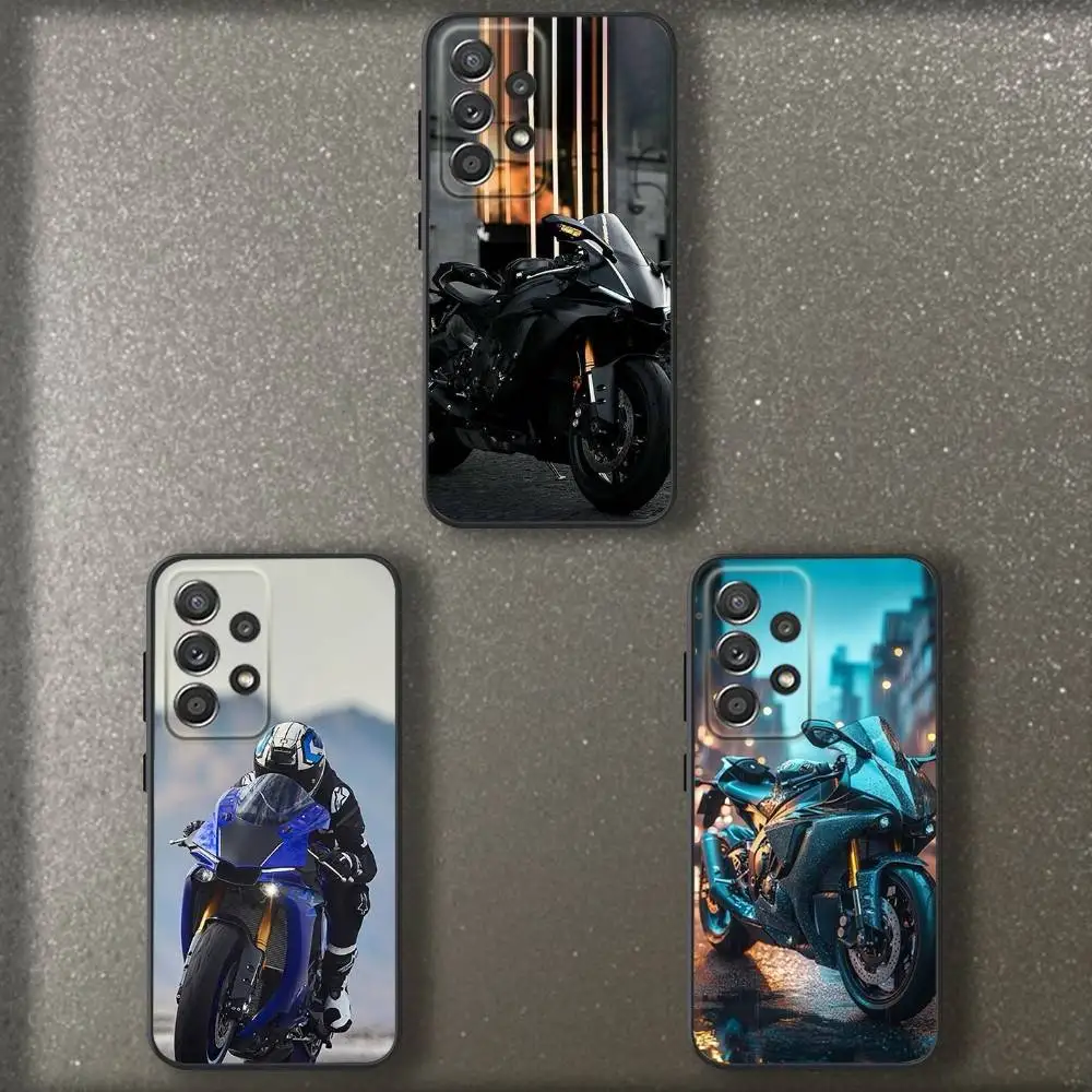 

Bike Y-YZF RS Phone Case For Samsung S 25,24,23,22,30,21,10,9,Ultra,Plus,Lite,FE,4,5 G Soft Black Case