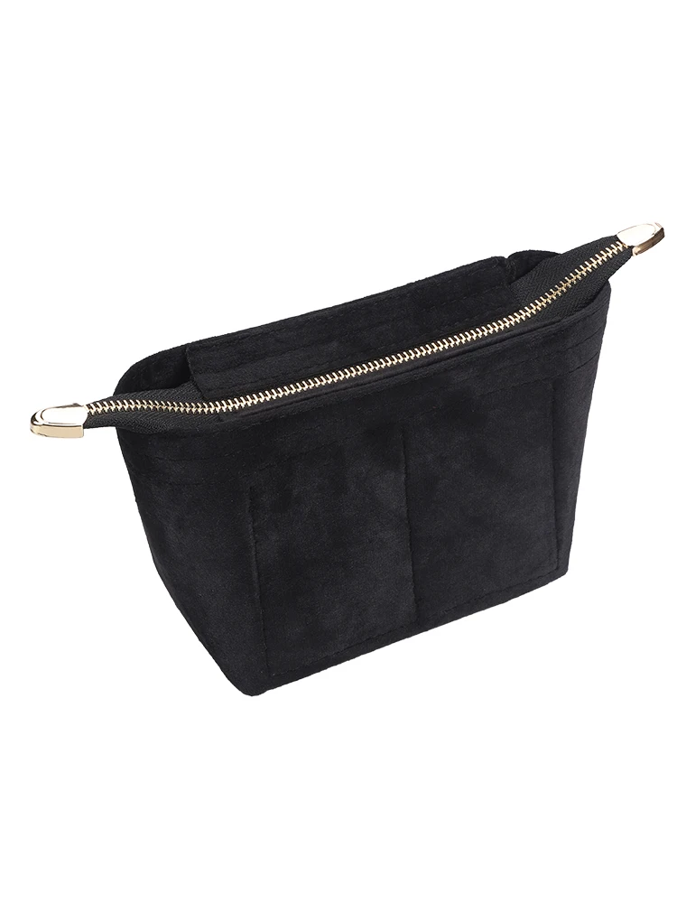 ييف سان لوران LE37 حقيبة دلو حقيبة داخلية جلدية مخملية منظم تخزين مقاوم للماء حقيبة مستحضرات التجميل النسائية وسادة داخلية #4