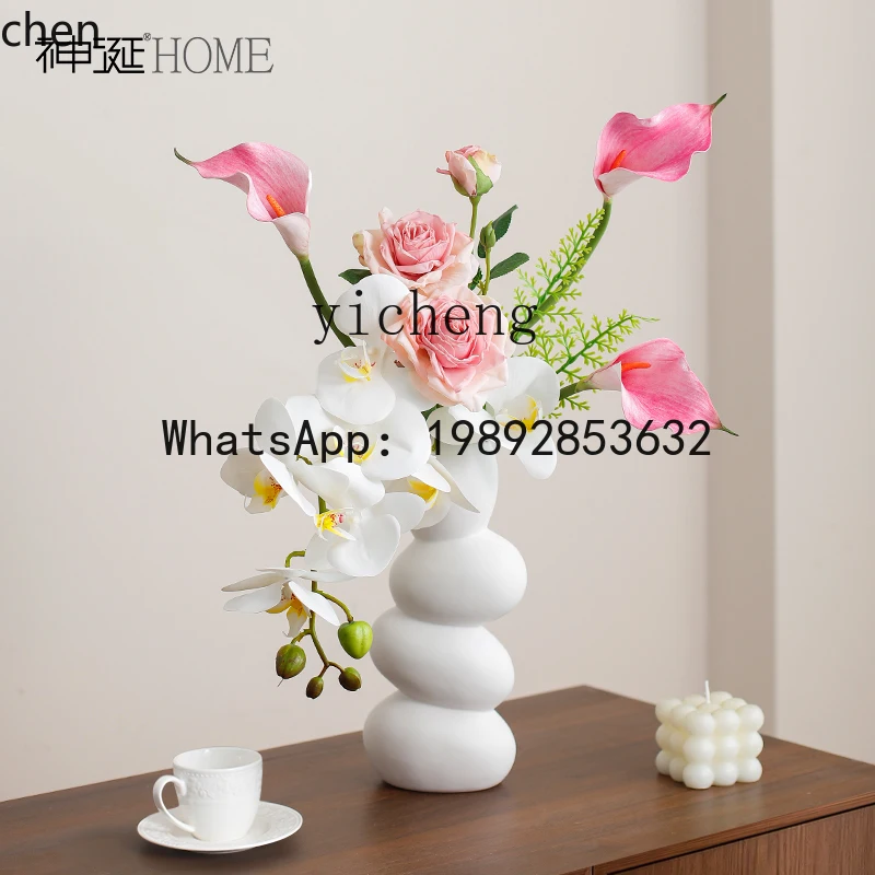 YFY  flower ornament living room decorative flower dining table bionic flower arrangement high-end home accessories fairy garden