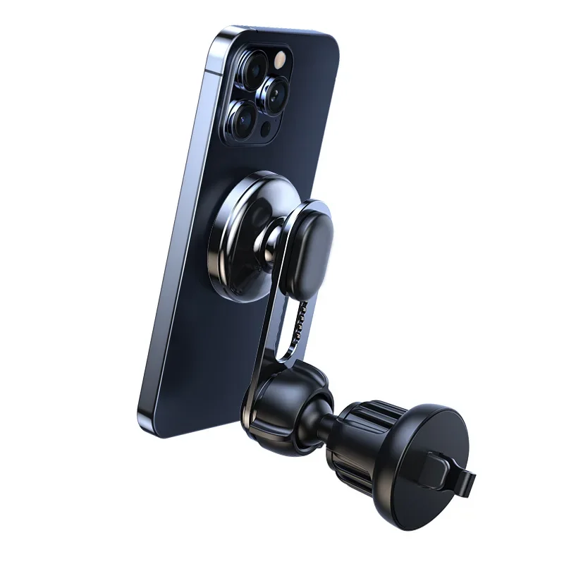 Novo suporte magnético do telefone do carro ímã forte 360 °   Suporte universal para carro com rotação ajustável para suporte de celular de navegação