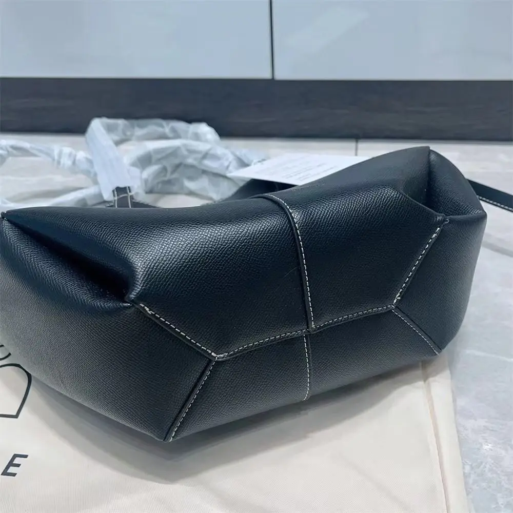 Simplicity PU Leather Handbag Fall Prevention Wear-resisting New Wing Bag Light Luxury Durable Shoulder Bag