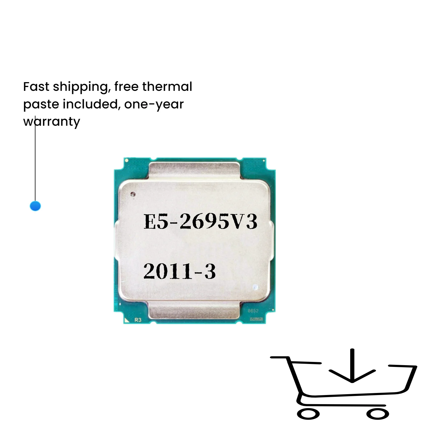 

Xeon E5 2695 V3 SR1XG 2.3GHz 14-Cores 35M LGA 2011-3 2695V3 processor cpu