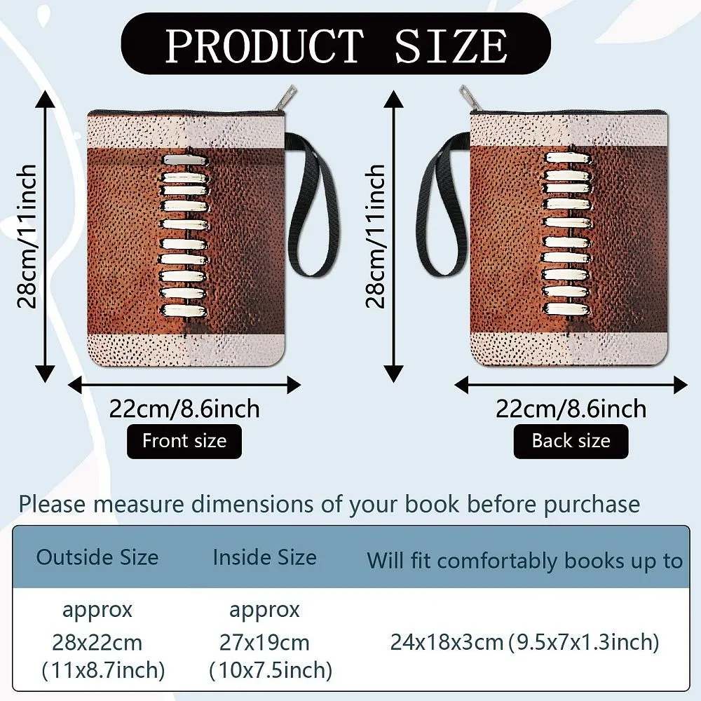 Cloth Book Cover Notebook Wraps Rectangle Rugby 280x220mm
