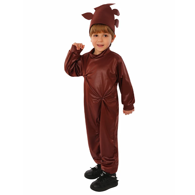 Disfraz de Chocolate para niño y niña, traje Unisex para Halloween, barra de Chocolate, recién llegado, 2024