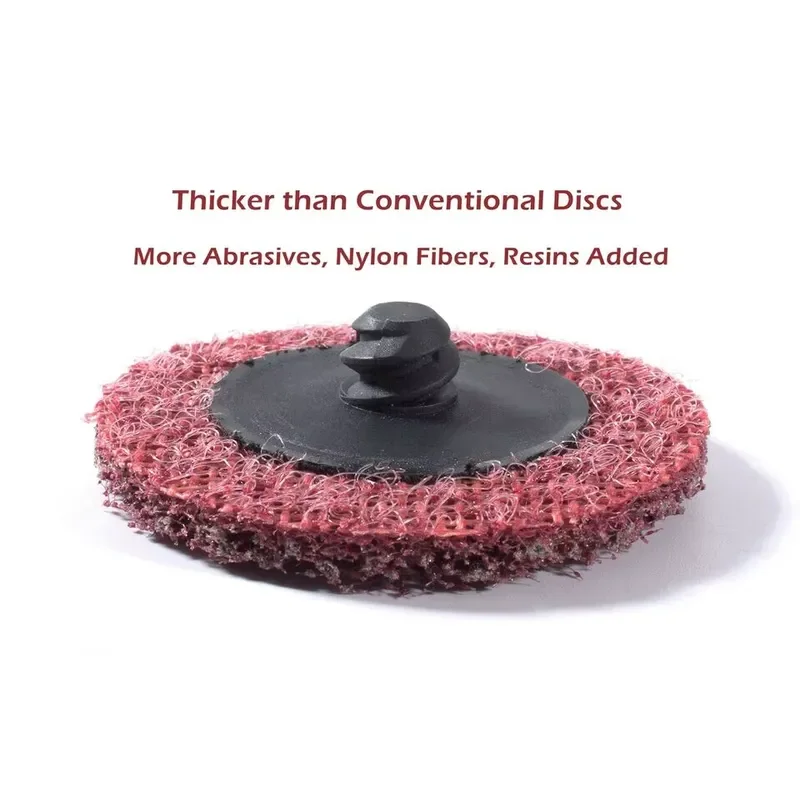 2-Inch Extra Heavy Roll Surface Conditioning Die Grinder Abrasive Sanding Discs 61pcs-Set 24sets-Carton Effective