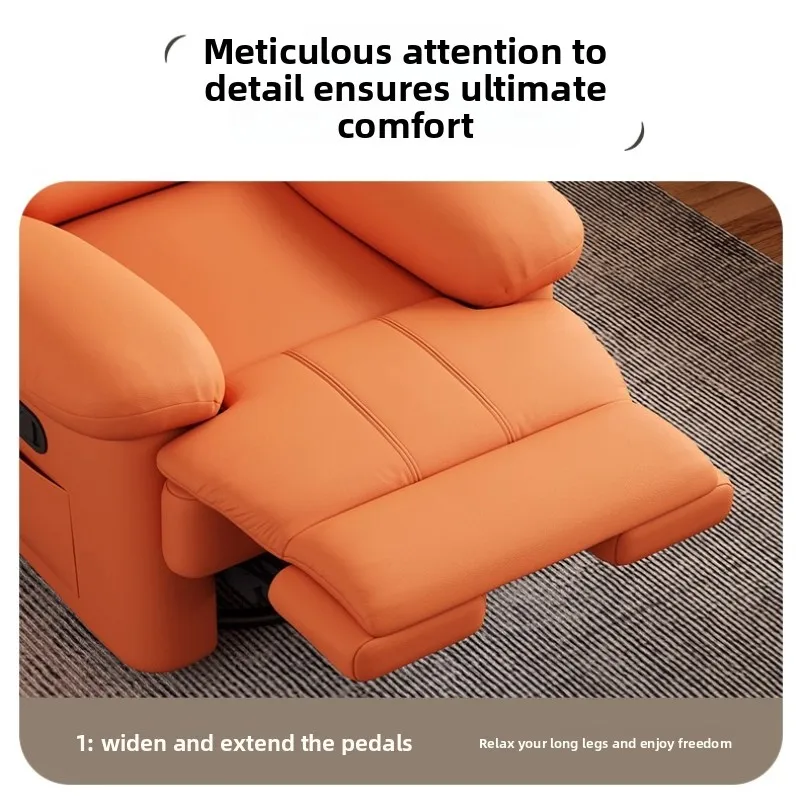 宇宙カプセル型リクライニングチェア 高級多機能電動マッサージソファ シングルレイジーチェア リビングルーム 寝室 ホームリラックス用