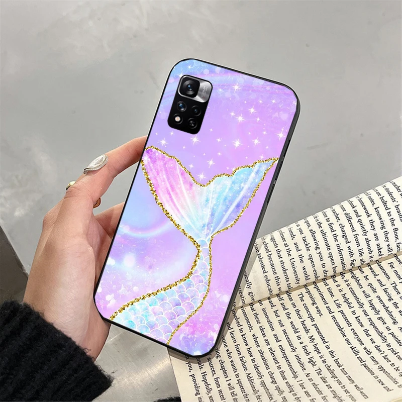 Mermaid scales Fish Scale Phone Case For Xiaomi Redmi note 13 12 Pro 11S 11 10 Pro 10S 12S Redmi 10 13C 9C