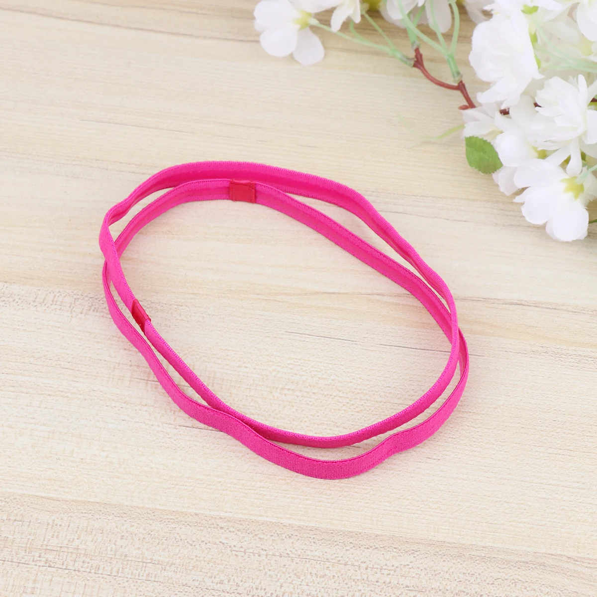 

9Pcs Professional Style NonSlip Headband For Sports Yoga Dance Sweat Absorption Rosy