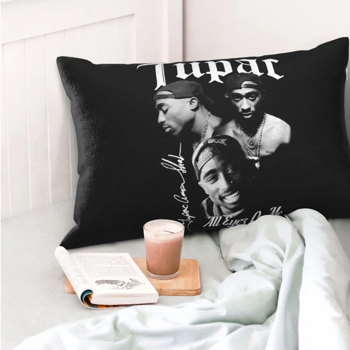 Rapper Tupac 2PAC Hip Hop Rectangle Pillowcase Cushion Cover Decor Bedroom Bed Home Comfort Throw Pillow