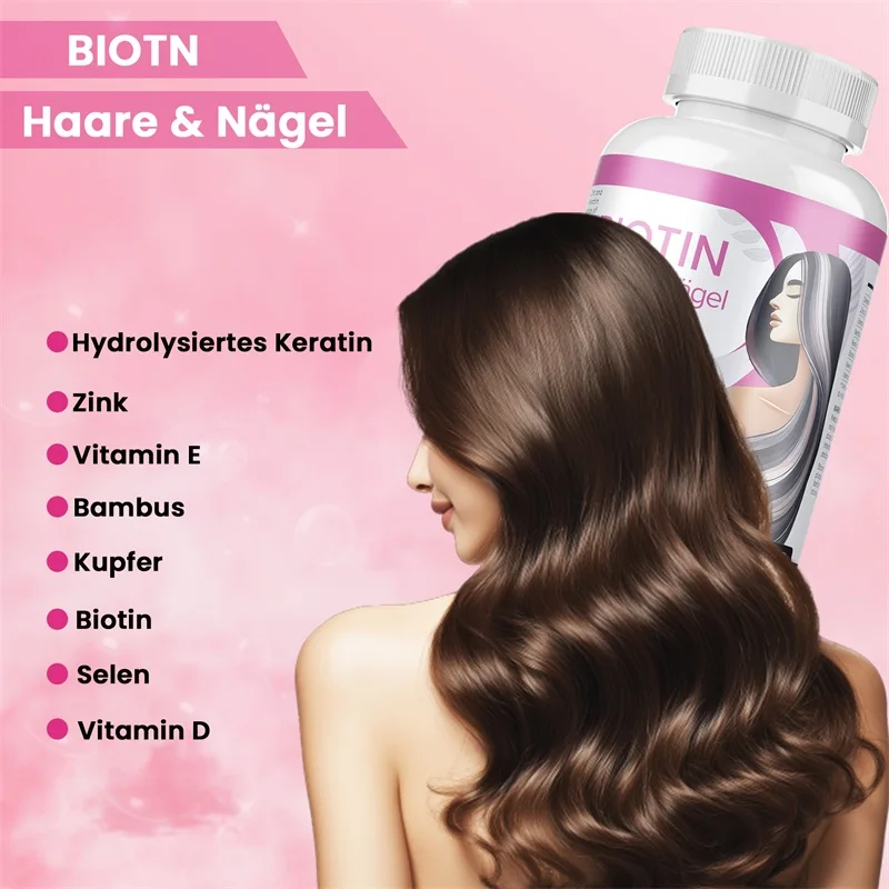 

Биотиновые добавки - способствуют улучшению метаболизма, укреплению здоровья кожи, уменьшению морщин, антиоксидантное действие.