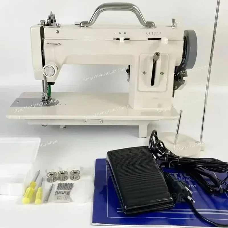 150W Household Sewing Machine 106-RP 7/9Inch Arm Fur Leather Fall Clothes Stitch Sew Machine 0-7MM Adjustable Leather Canvas