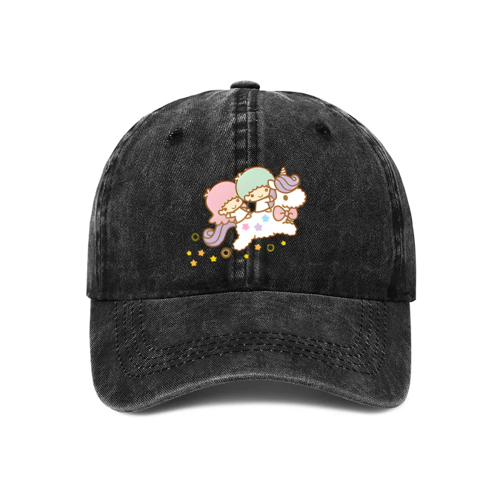 

Sanrio Little Twin Stars Fashion Baseball Caps Women Men Snapback Cap Female Male Visors Sun Hat Unisex Adjustable Trucker Hats