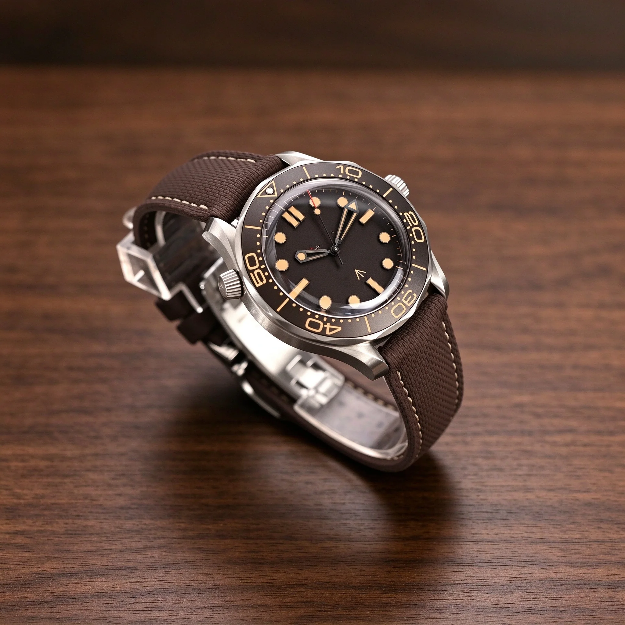 Fkm Rubber Dive Watch Strap 20Mm - FKM Gummi-Uhrenarmband mit Segeltuchmuster, 18mm 19mm