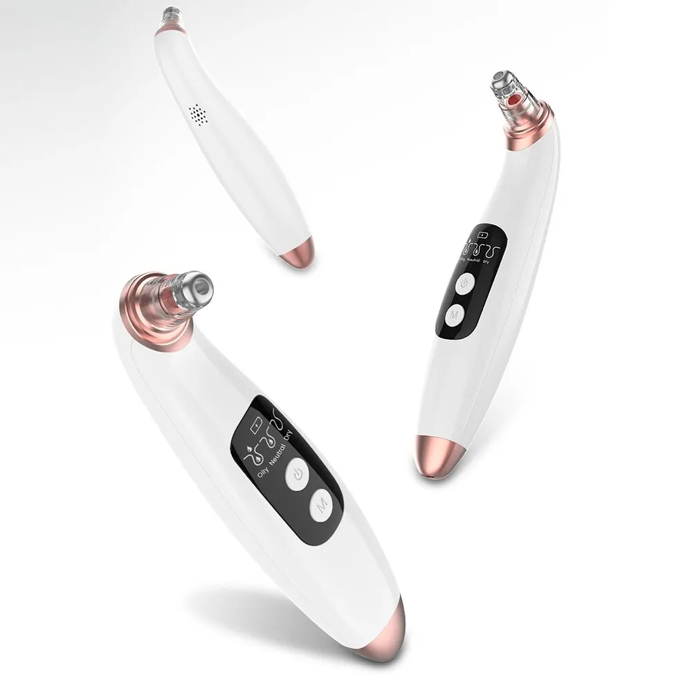 B01 Perangkat Blackhead Penghilang Komedo Vakum 3 Tingkat Hisap USB Isi Ulang Listrik Pembersih Pori Wajah Jerawat