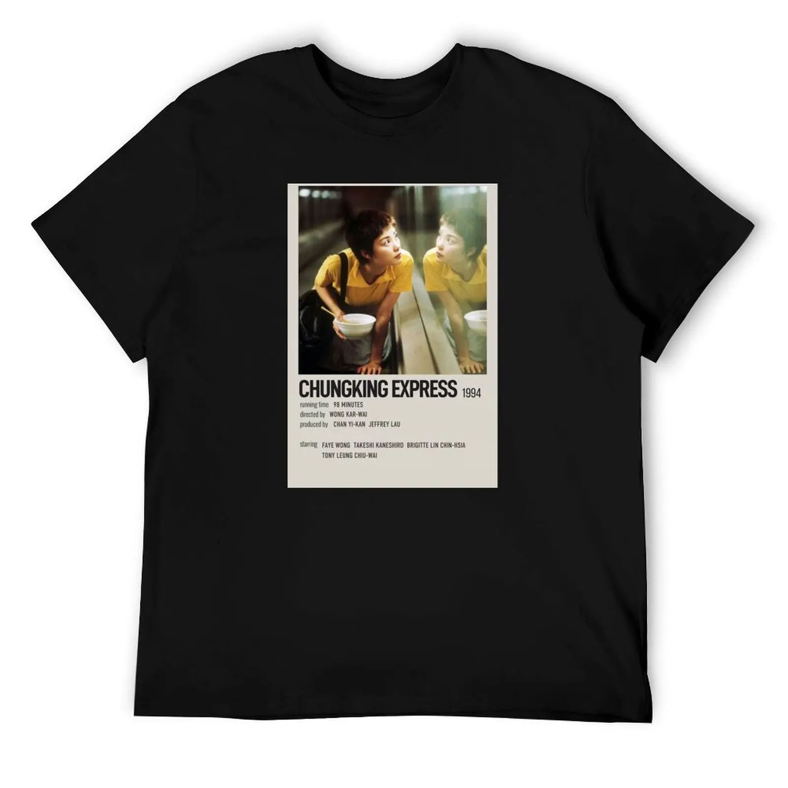 

Футболка Chungking Express Wong Kar Wai, мужские хлопковые футболки, высококачественная футболка с аниме, футболка