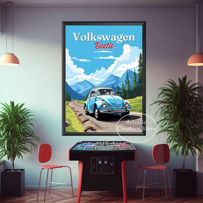 Oldtimer Typ 2, Van Polo GTI,  – Interior Design Sketch Bewertung und Preis