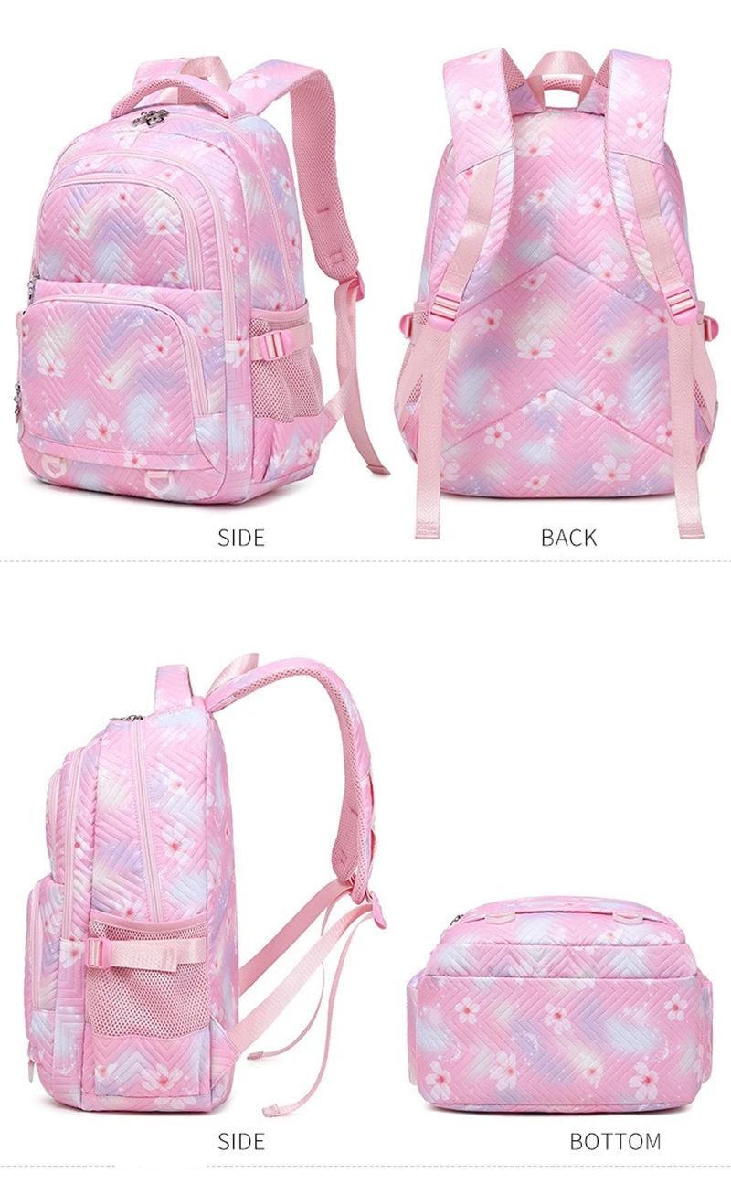 디즈니 릴로 스티치 방수 여성 배낭 여성 여행 가방 배낭 Schoolbag 십대 소녀 Bookbag Mochila