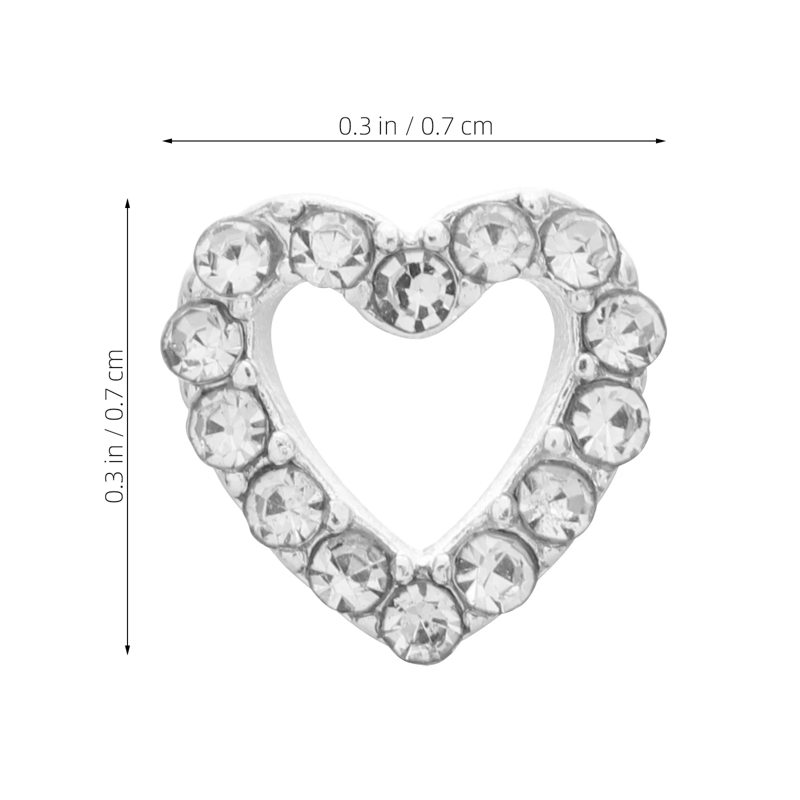 10pcs Star Pendant Ornaments Nail Art Supplies Women Nails Zinc Alloy Rhinestones Decors Small Pearls Hollow Details for nail