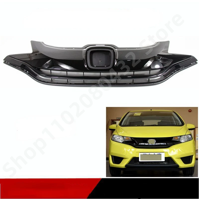 car FRONT GRILL Grills Accessories For Honda Jazz Fit GK5 2014-2017