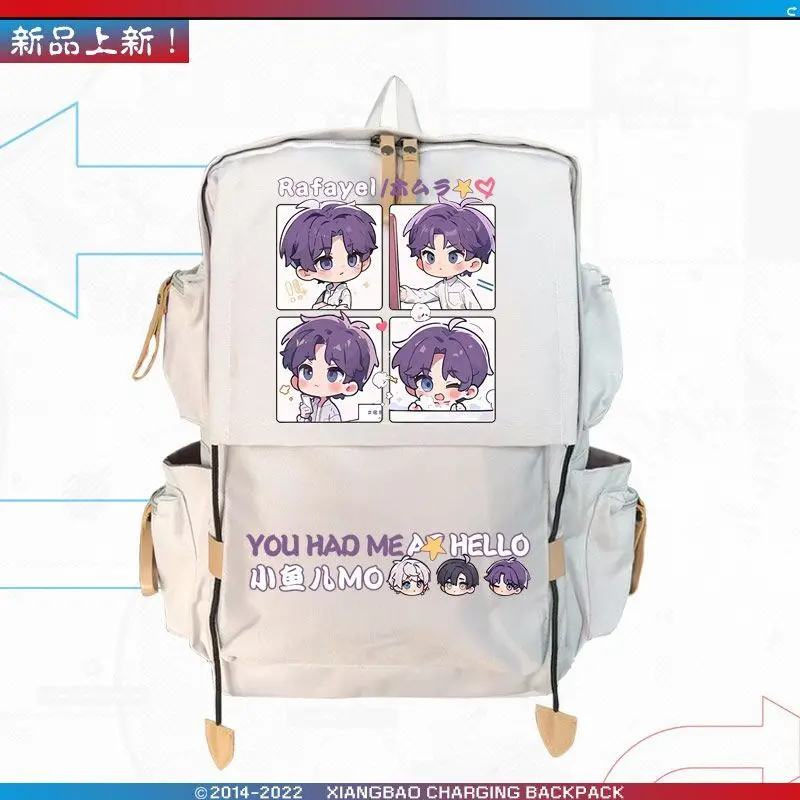Love And Deep Space Merchandise Xing Hui Li Shen Qi Yu Cartoon Anime Two-Dimensional Backpack Casual School Bag Ww Anime