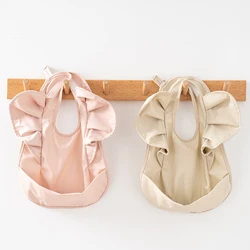 Baby Supplementary Food Anti Dirty Saliva Bag Infant Food Bag With Angel Wings Baby Stuff Kids PU Waterproof Feeding Bibs Apron