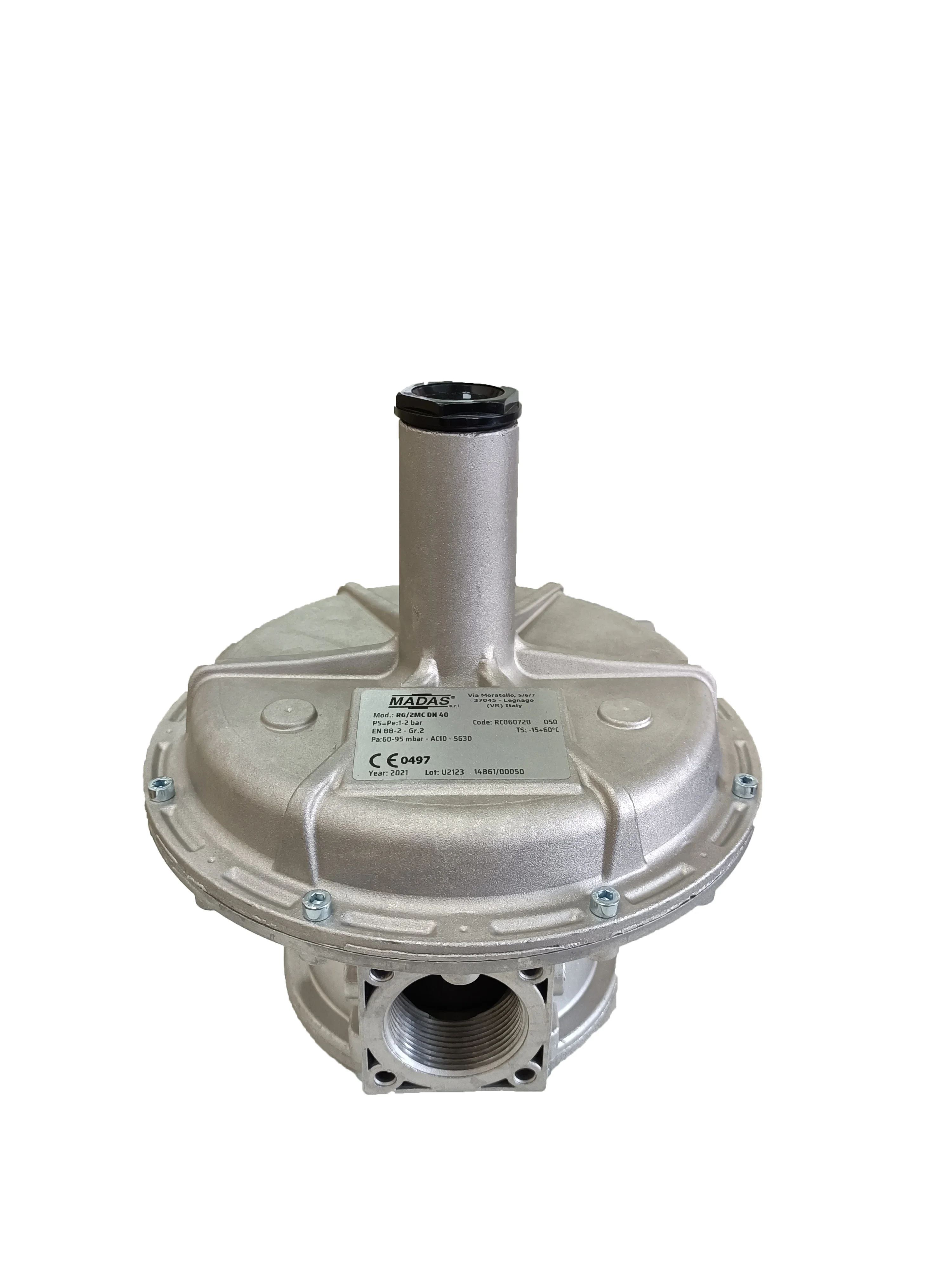 MADAS Lpg Italy Adjustable Pressure  Regulators with High Quality