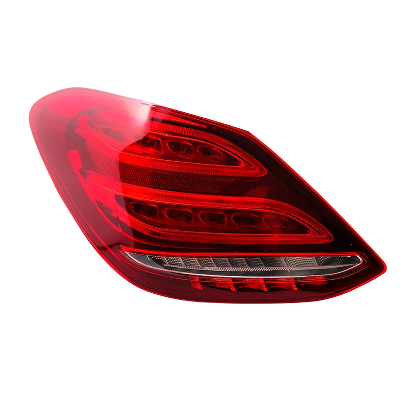 Pair Tail Lamp Assembly For Mercedes-Benz W205 C-Class 2014-2018 C350 C300 C260 C200 C180 Rear Taillight Automotive Accessories