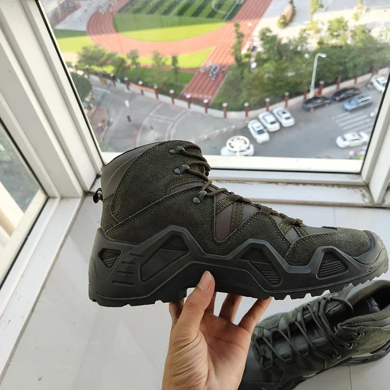 Zapatos deportivos cómodos y resistentes al desgaste, zapatos de Montañismo antideslizantes, zapatos de entrenamiento de gran tamaño para hombre, calzado para senderismo al aire libre