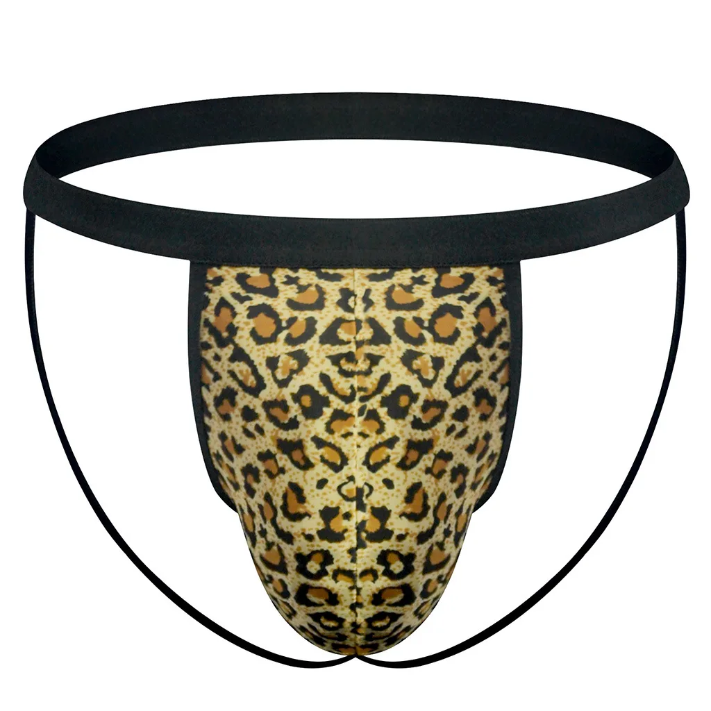 Men Erotic Jockstrap Gay Sexy Low-rise U Convex Pouch Drawstring G-string Sissy Open Buttocks G-String Homme Backless Underpants