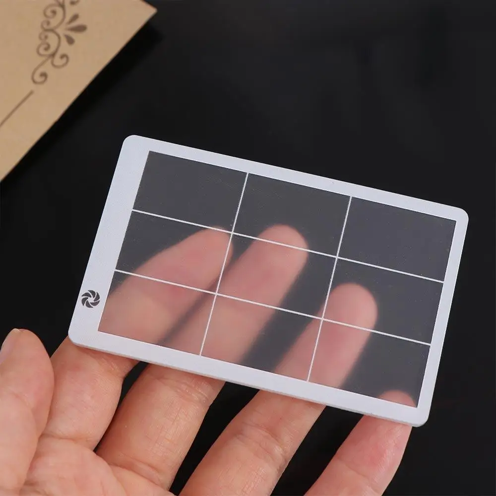 Sketch Artist Transparent Viewfinder Ruler Composition Drawing Golden Ratio Ruler Acrylic Clear Fibonacci Viewer Art Tool