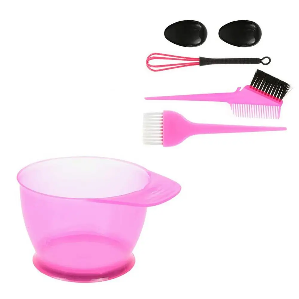 5Pcs Professional Hair Coloring Dyeing Brush Comb Ear Cover Mixing Bowl Tool Kit 2020