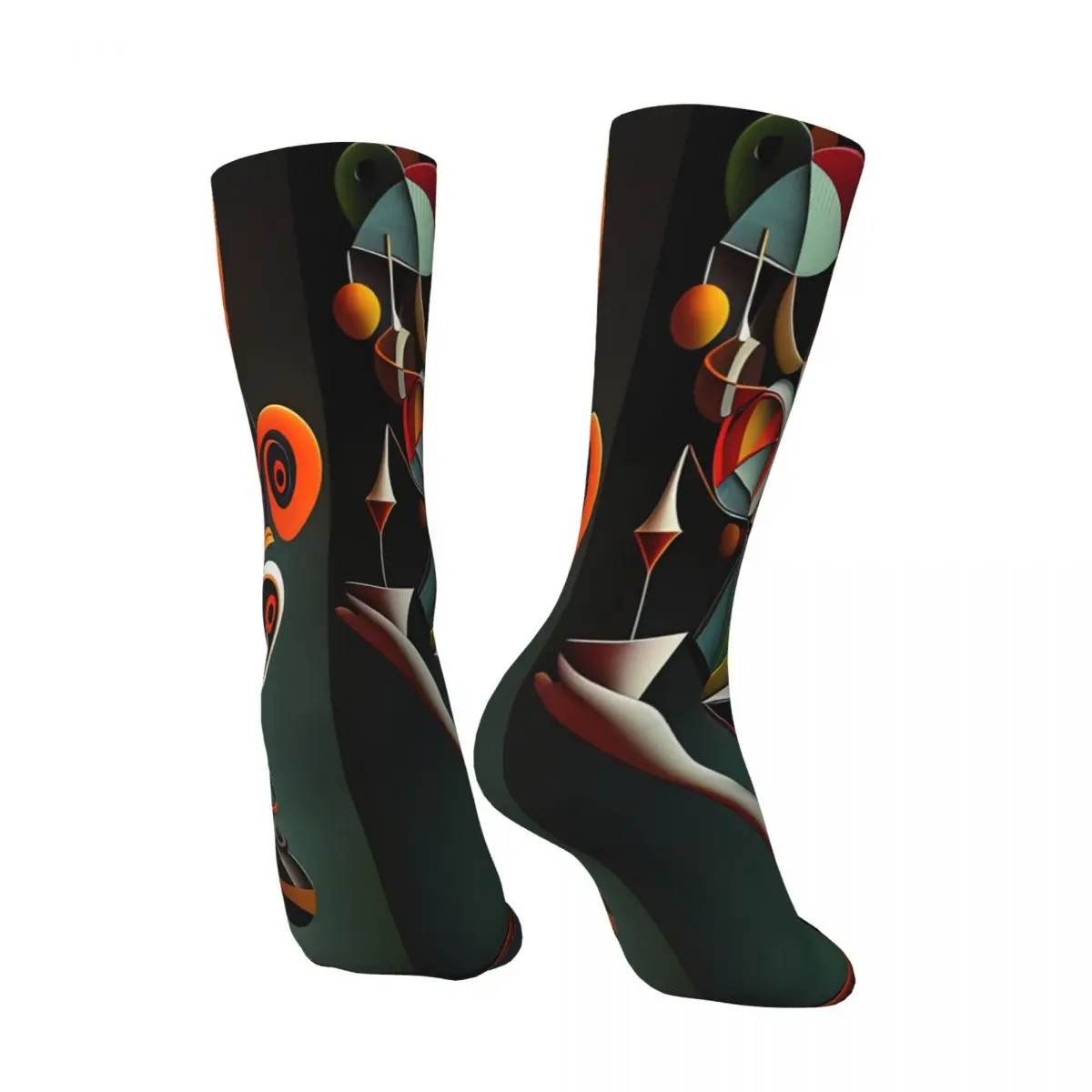 African Women Sock Printed Man Polyester