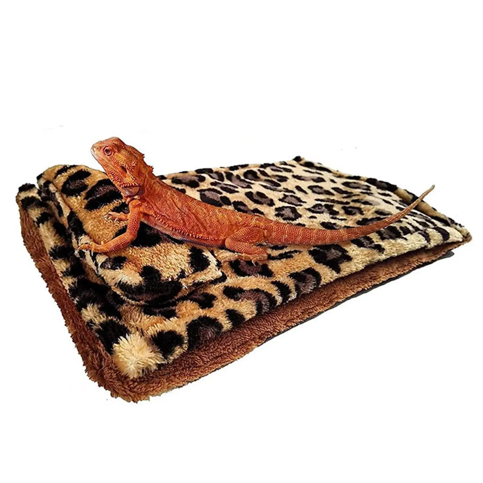 Bearded Dragon Bed Reptile Accessories Reptile Sleeping Bag with Pillow and Blanket for Leopard Gecko Bearded Dragon Small Pets