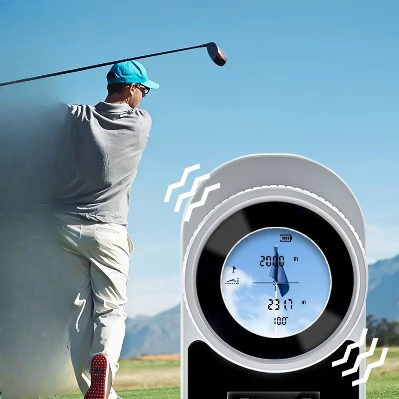High Precision Portable Golf Rangefinder Digital Tool with Stabilized  Measure Meter Rangefinder