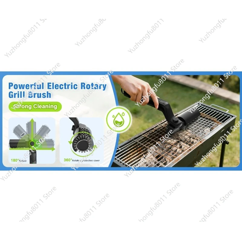 

Electric BBQ Brush Cleaning BBQ Grill Heavy Oil Brush