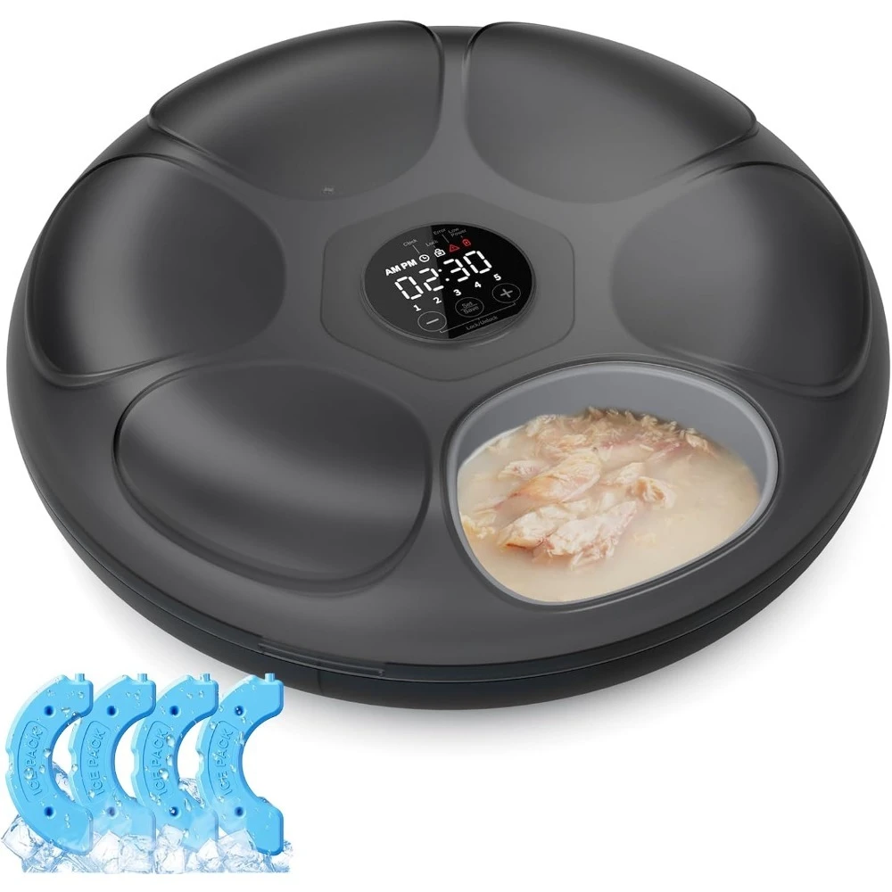 

Бесплатная доставка - Беспроводная автоматическая кормушка для кошек - Автоматический дозатор корма для кошек для влажных влажных продуктов, перезаряжаемая автоматическая кормушка