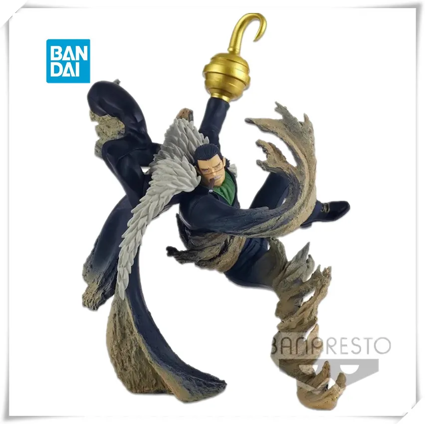 

Bandai Original BANPRESTO Anime One Piece Sir Crocodile PVC Action Model Figure Collectible Child Toys Gift Doll