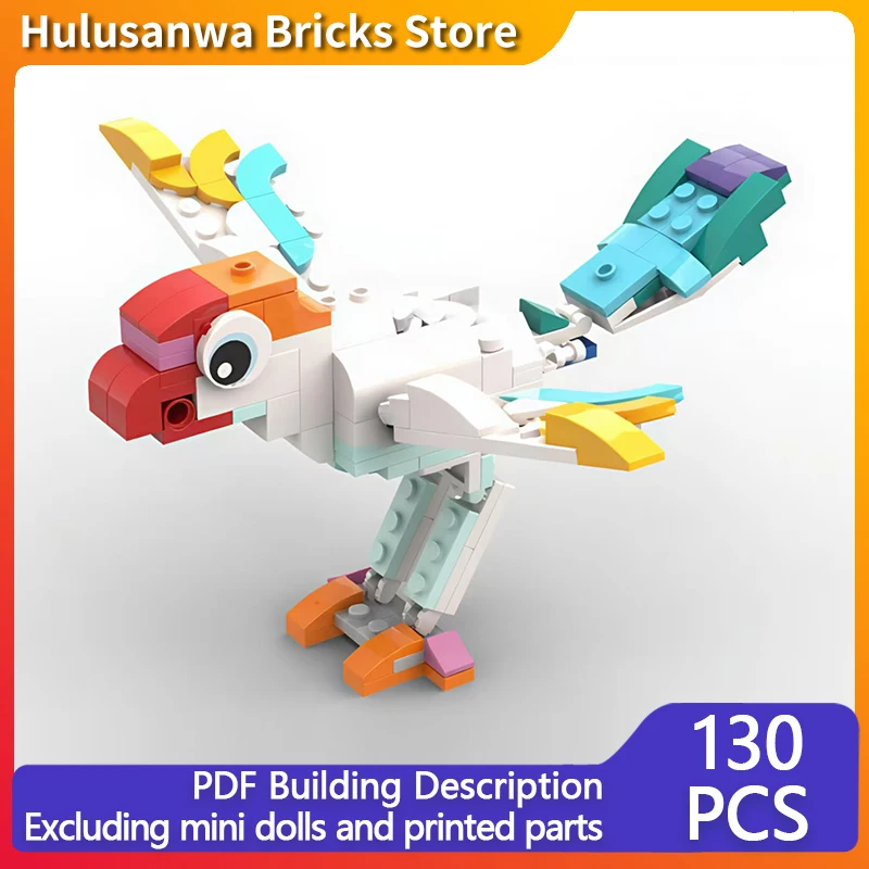 

Создатели животных серии модель MOC строительный блок мифическая птица модульная технология подарки праздник сборка детские игрушки костюм